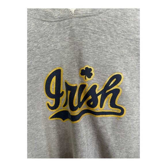 Under Armour Fighting Irish Notre Dame grey tunic dress hooded pockets small - Picture 2 of 6